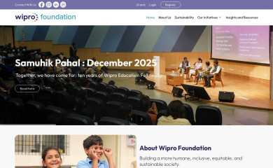 wiprofoundation.org screenshot