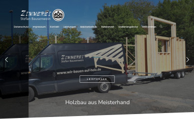 wir-bauen-auf-holz.de screenshot