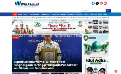 wiranews.com screenshot