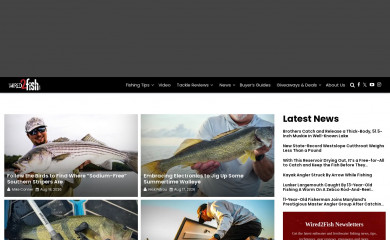 wired2fish.com screenshot