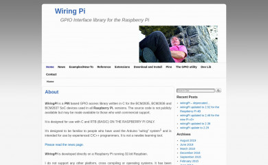 wiringpi.com screenshot