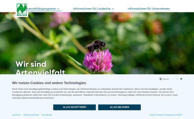 wirsindartenvielfalt.de screenshot
