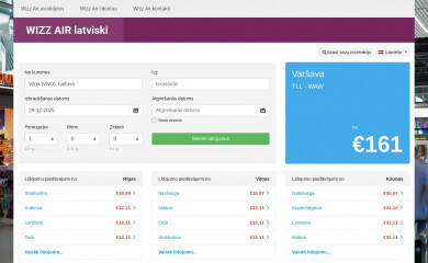 wizz-air.lv screenshot