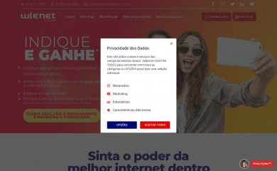 wlenet.com.br screenshot