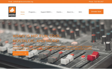 wmkvfm.org screenshot