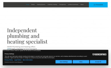 wmwheating.co.uk screenshot