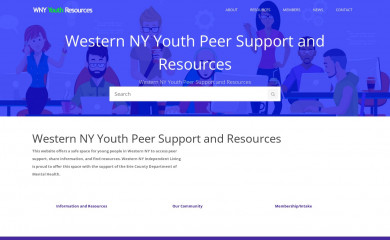 wnyyoungpeers.org screenshot
