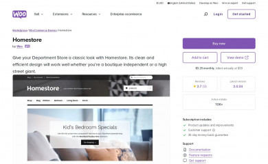 Homestore screenshot