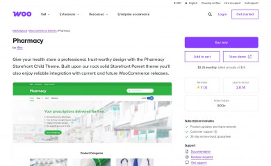 https://woocommerce.com/products/pharmacy/ screenshot