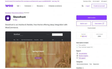 Storefront screenshot