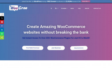 woocreo.com screenshot