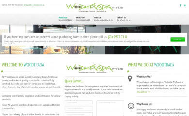 woodtrada.com.au screenshot