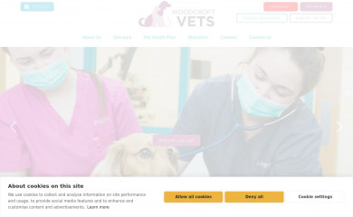 woodcroftvets.com screenshot