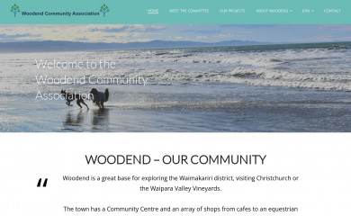 woodend.co.nz screenshot