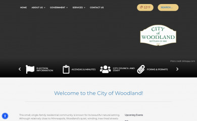 woodlandmn.org screenshot