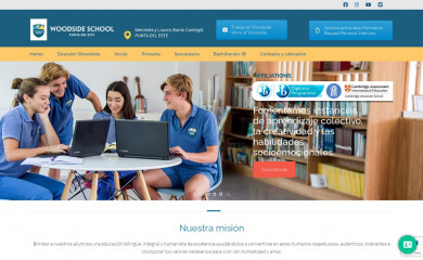 woodsideschool.edu.uy screenshot