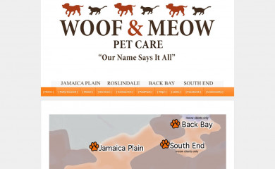woofmeowpetcare.com screenshot