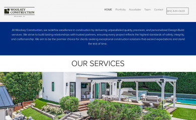 woolseyconstructionsd.com screenshot