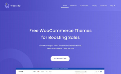 https://woostify.com screenshot