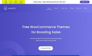 https://woostify.com screenshot
