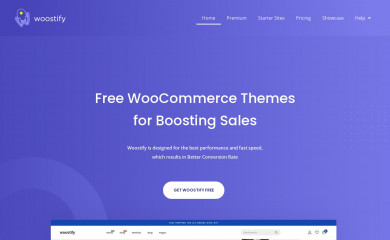 https://woostify.com screenshot
