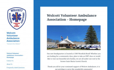 wolcottambulance.com screenshot