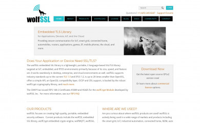 wolfssl.com screenshot