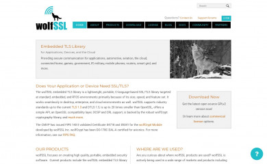 wolfssl.com screenshot