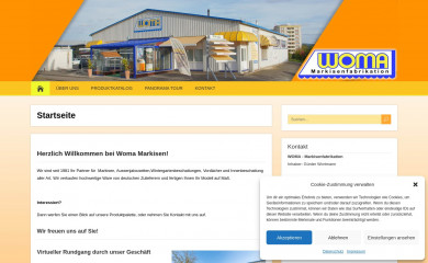 woma-markisen.de screenshot