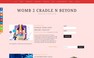 womb2cradlenbeyond.com screenshot