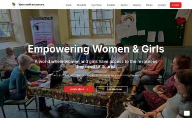 women4resources.org screenshot