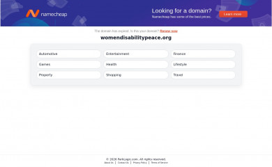 womendisabilitypeace.org screenshot