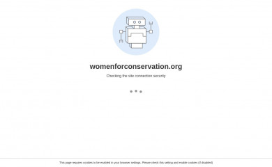 womenforconservation.org screenshot