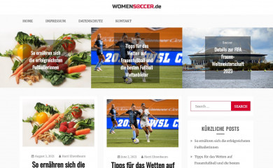 womensoccer.de screenshot