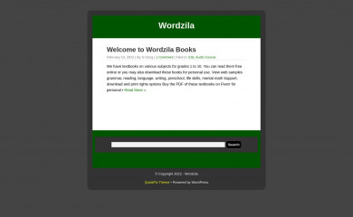 wordzila.com screenshot