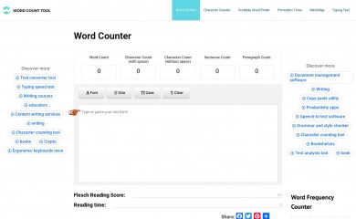 wordcounttool.com screenshot