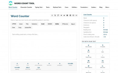 wordcounttool.com screenshot
