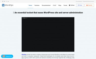 wordops.net screenshot