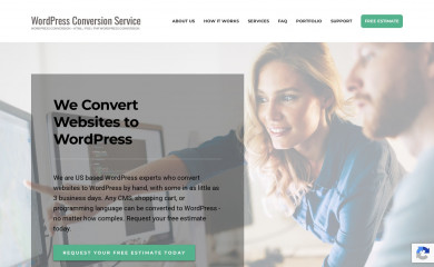 wordpressconversionservice.com screenshot