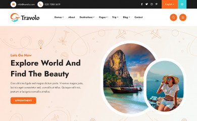 https://wordpress.vecurosoft.com/travolo/ screenshot