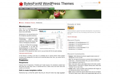 http://wordpress.bytesforall.com/wordpress-themes/montezuma/ screenshot