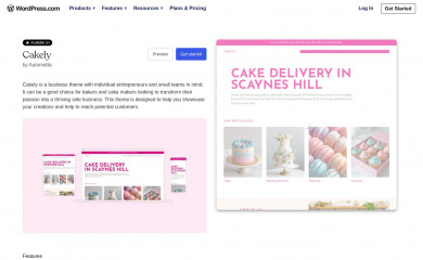 https://wordpress.com/theme/cakely/ screenshot