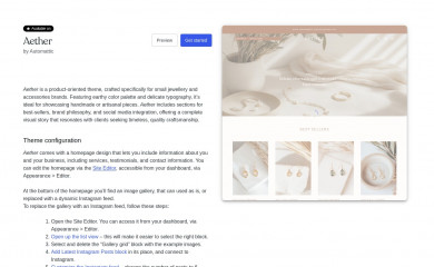https://wordpress.com/theme/aether/ screenshot