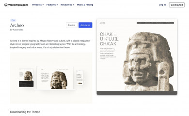 https://wordpress.com/theme/archeo screenshot