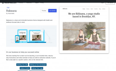 https://wordpress.com/theme/balasana screenshot