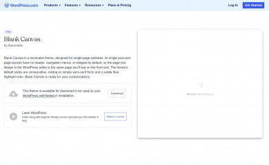 Blank Canvas screenshot