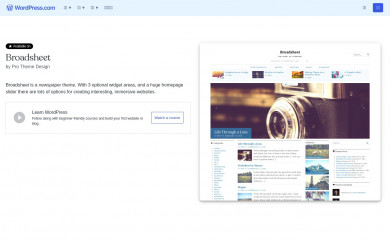 Broadsheet screenshot