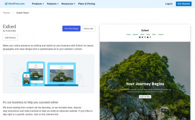 https://wordpress.com/theme/exford screenshot