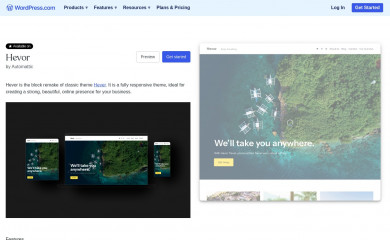 https://wordpress.com/theme/hevor screenshot