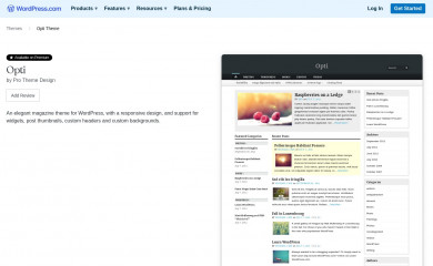 Opti screenshot